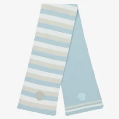 Boys Light Blue Reversible Scarf (115cm)