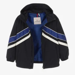 Boys Navy Blue & White Tseren Jacket