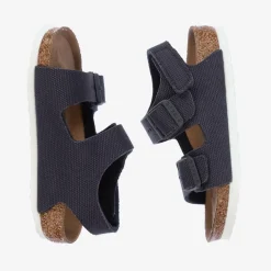 Boys Navy Blue Canvas Milano Sandals