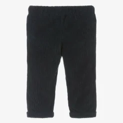 Boys Navy Blue Corduroy Trousers