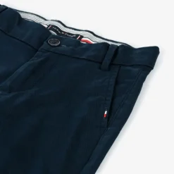Boys Navy Blue Cotton Chino Trousers