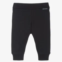 Boys Navy Blue Cotton Joggers