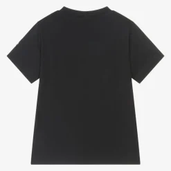 Boys Navy Blue Cotton T-Shirt