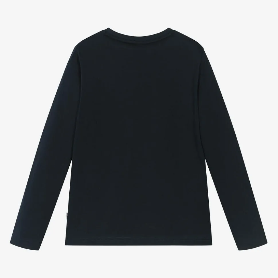 Boys Navy Blue Dream Big Cotton Top