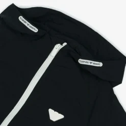 Boys Navy Blue Hooded Windbreaker