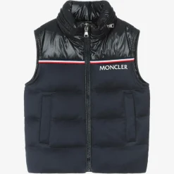 Boys Navy Blue Peter Down Padded Gilet