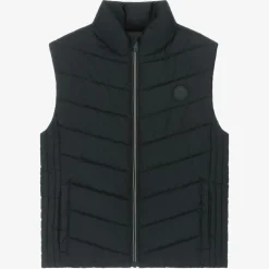 Boys Navy Blue Puffer Gilet