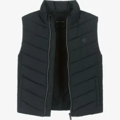 Boys Navy Blue Puffer Gilet