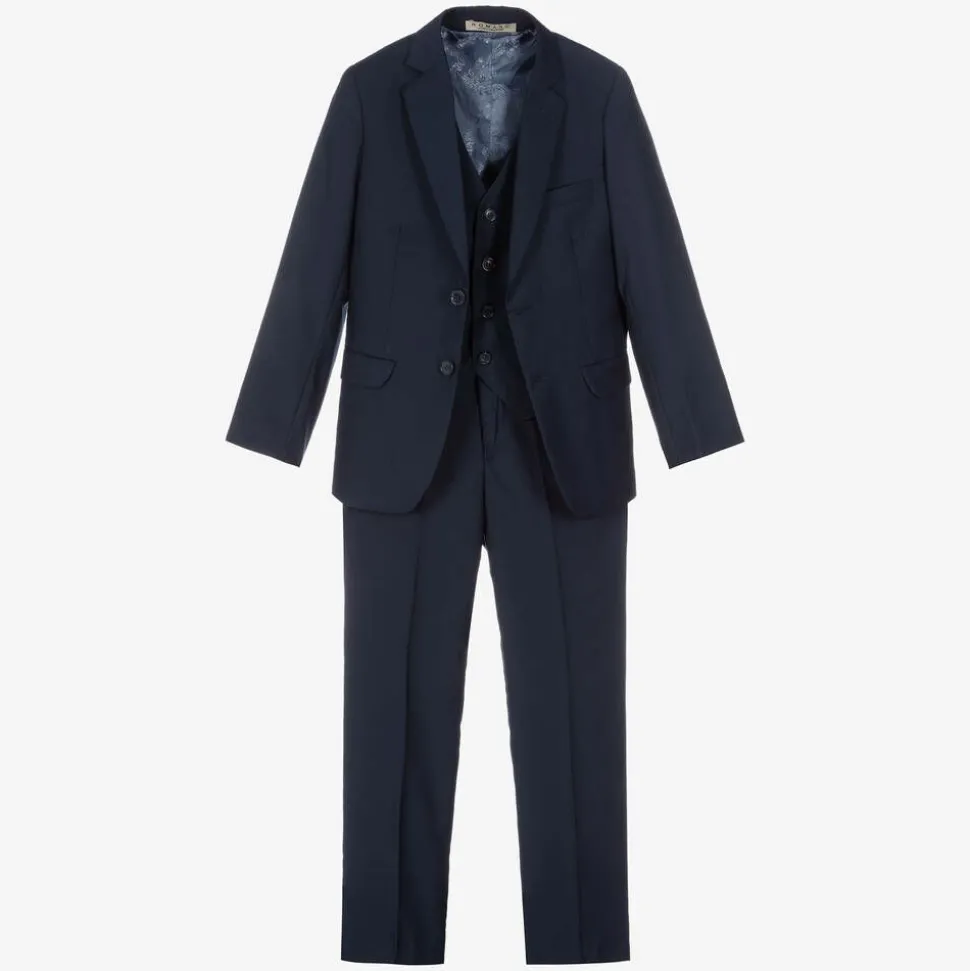 Boys Navy Blue Suit