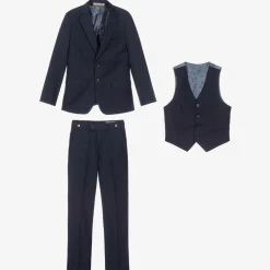 Boys Navy Blue Suit