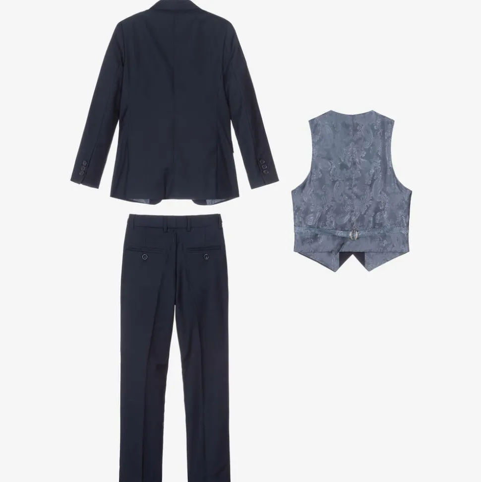 Boys Navy Blue Suit
