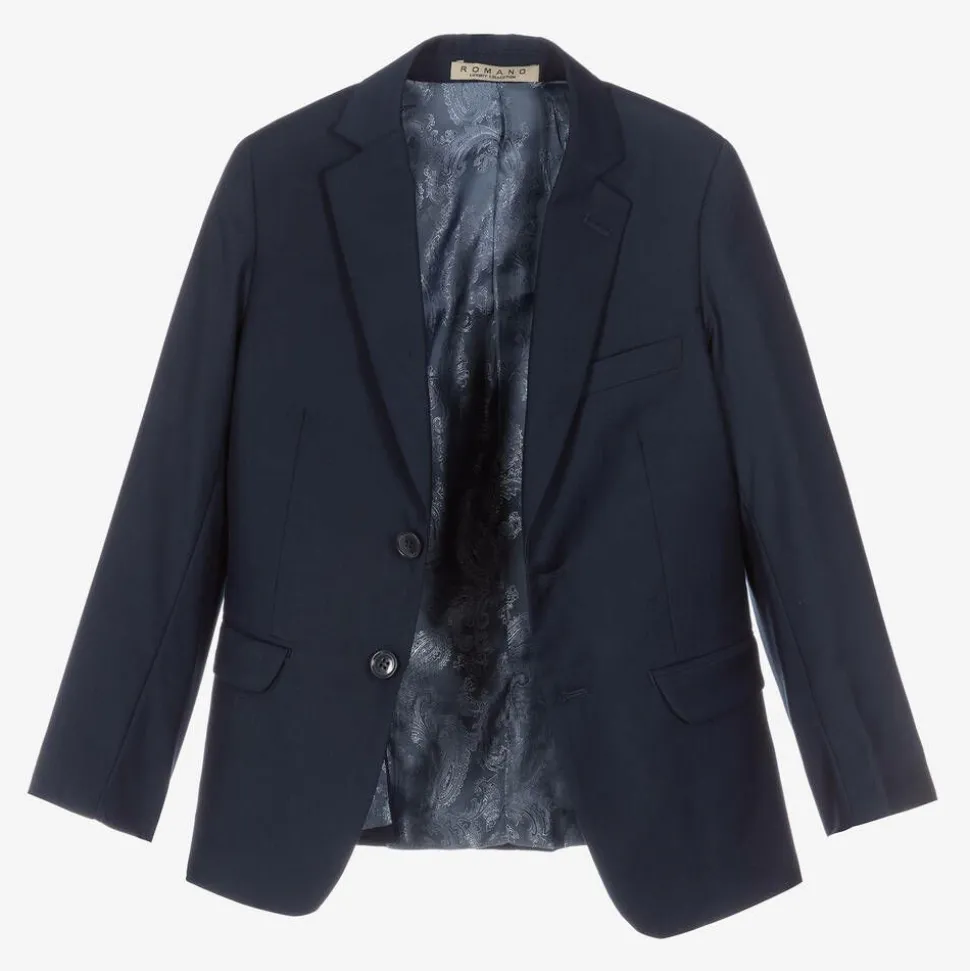Boys Navy Blue Suit