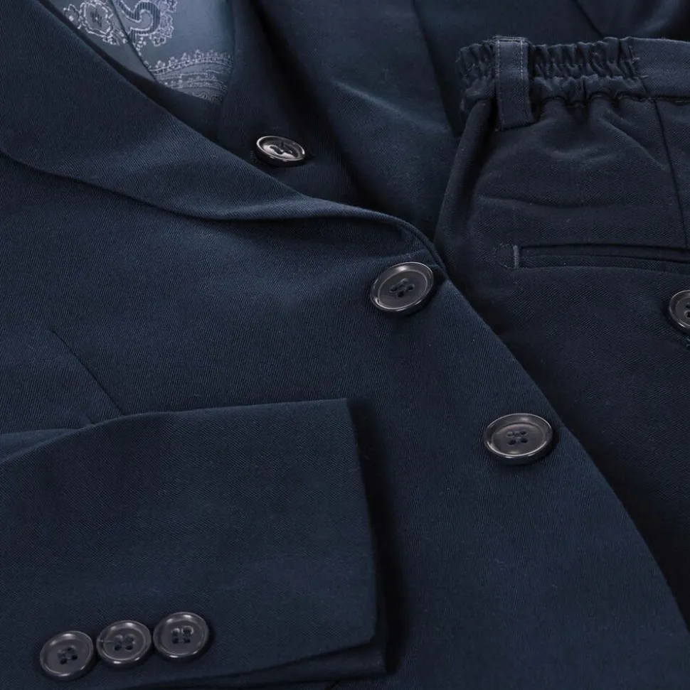 Boys Navy Blue Suit