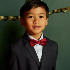 Boys Navy Blue Twill Suit