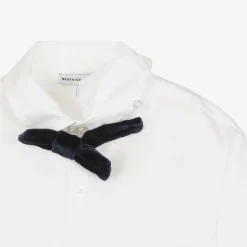 Boys Navy Blue Velvet Waistcoat Suit