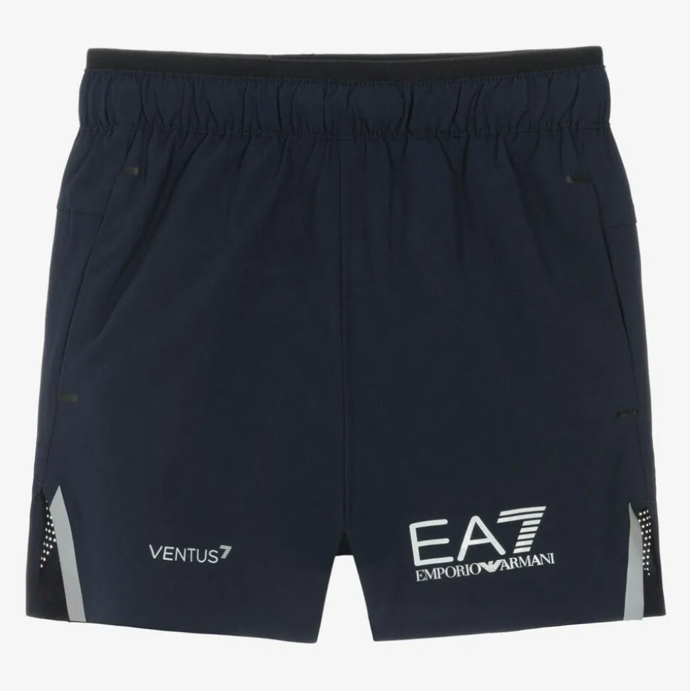 Boys Navy Blue VENTUS7 Sports Shorts