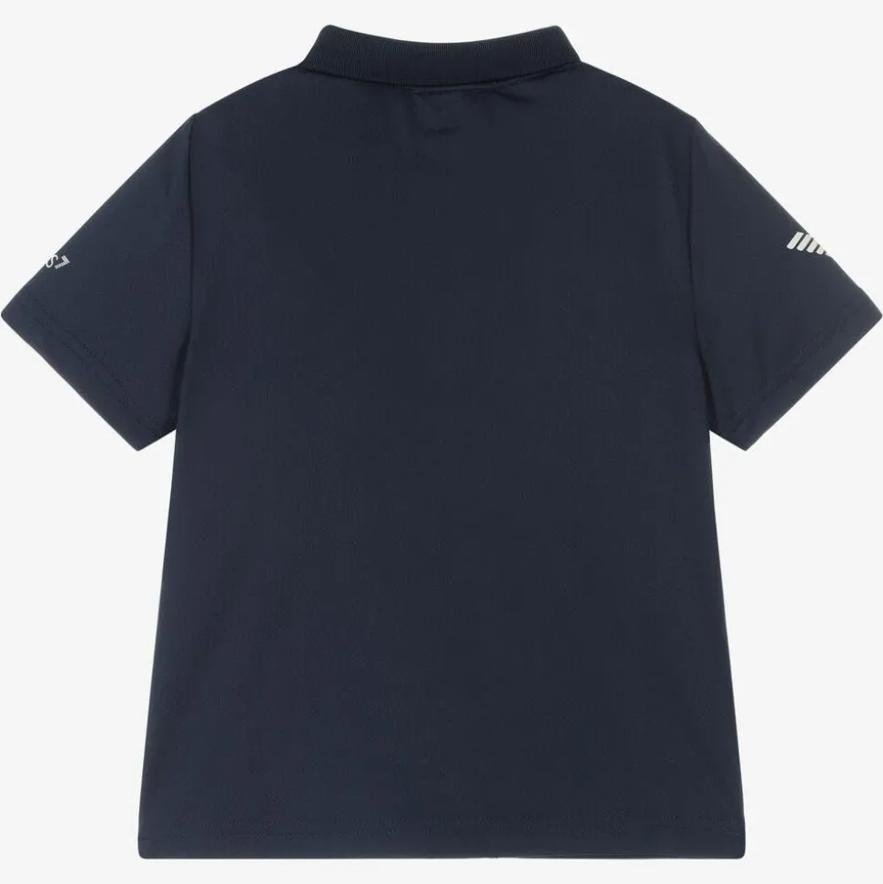 Boys Navy Blue Ventus7 Sports Polo Shirt