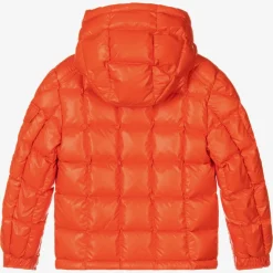 Boys Orange Jeff Down Puffer Jacket