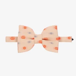 Boys Pale Pink GG Bow Tie (11cm)