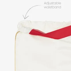 Boys Red Cotton & Satin Suit