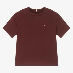 Boys Red Cotton T-Shirt