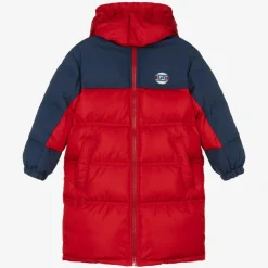 Boys Red Down Puffer Coat