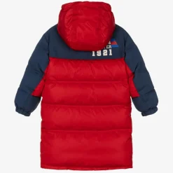 Boys Red Down Puffer Coat