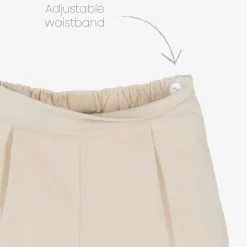 Boys Red Gingham & Beige Cotton Shorts Set