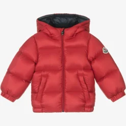 Boys Red New Macaire Down Padded Jacket