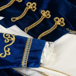 Boys Royal Blue Velvet Suit