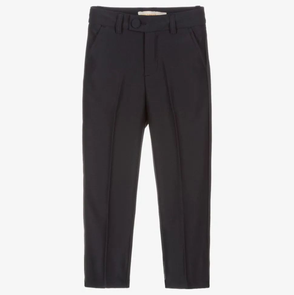 Boys Smart Blue Trousers