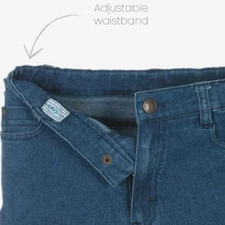 Boys Striped Top & Blue Jeans Set