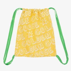 Boys White & Blue Leather May Trainers