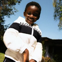 Boys White Down Padded Jacket