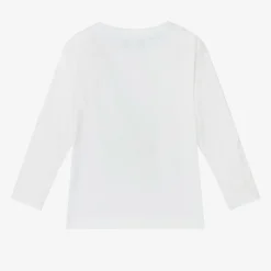 Boys White Organic Cotton Disney Top