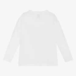 Boys White Organic Cotton Top