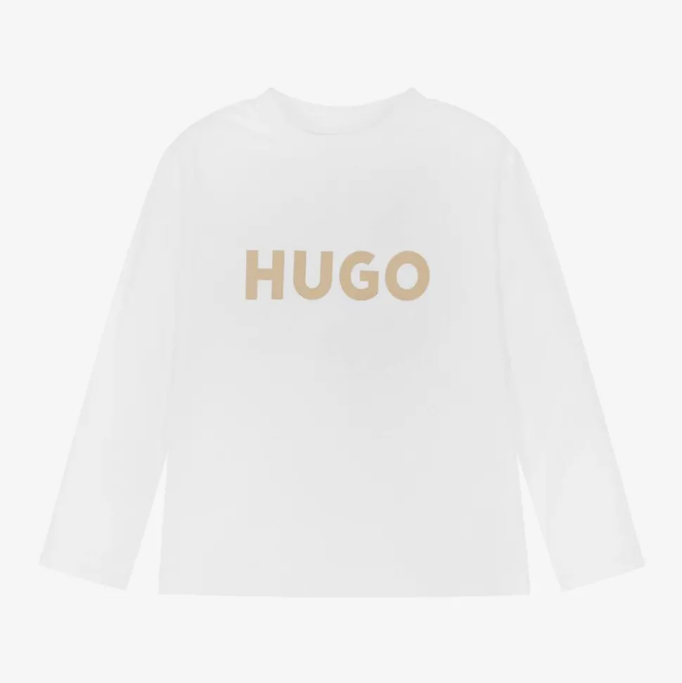 Boys White Organic Cotton Top