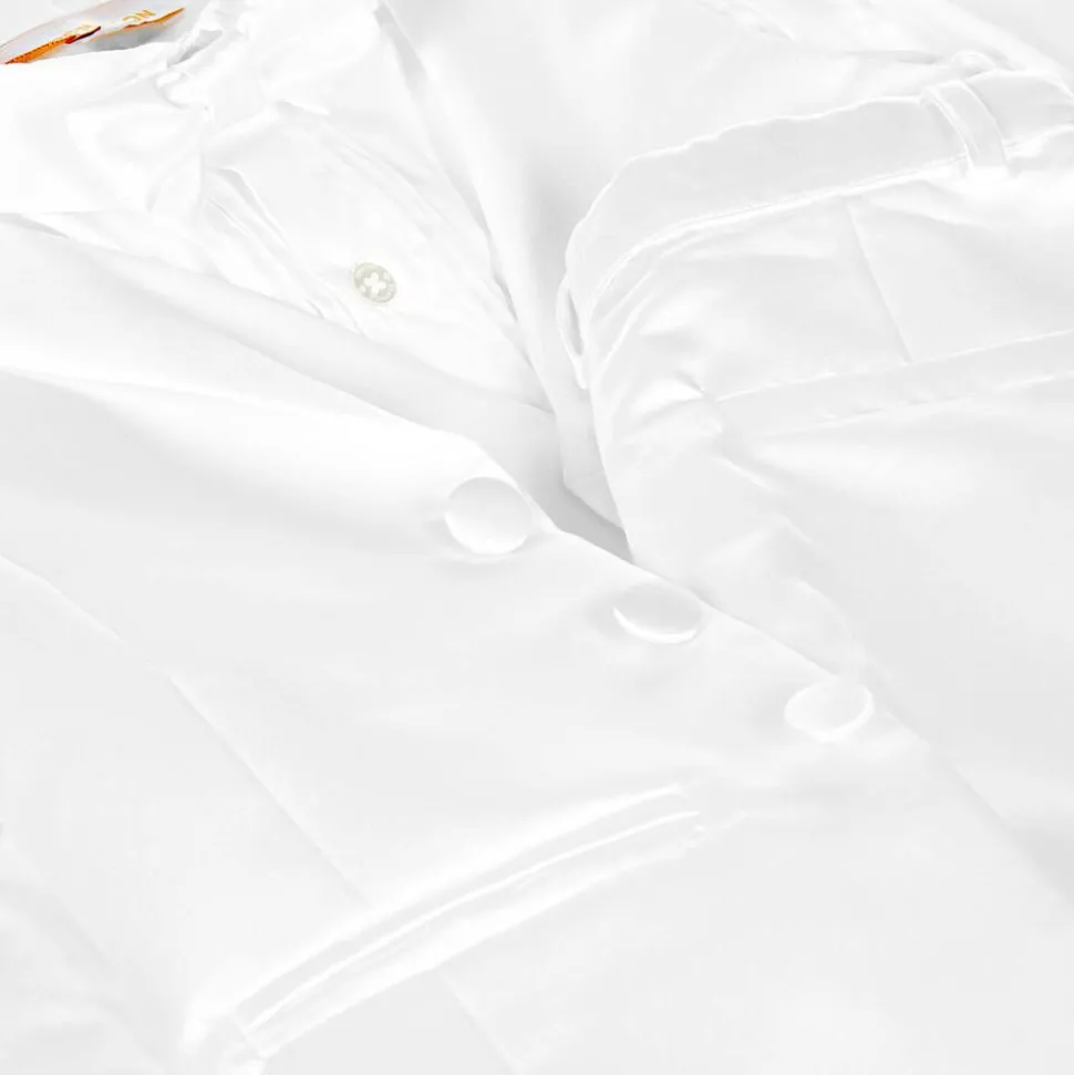 Boys White Satin 5-Piece Suit