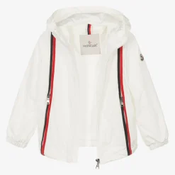 Boys White Windcheater Jacket