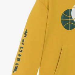 Boys Yellow & Blue Cotton Tracksuit Set