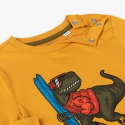 Boys Yellow Organic Cotton Top