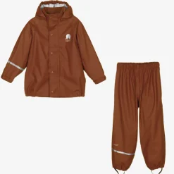 Brown 2 Piece Rainsuit