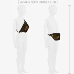 Brown & Yellow FF Belt Bag (23cm)