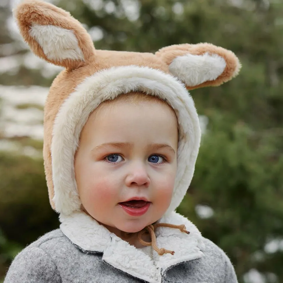 Brown Bunny Rabbit Baby Hat