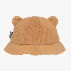 Brown Fleece Bucket Hat