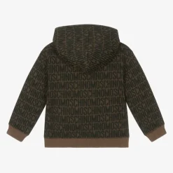 Brown Knitted Hoodie