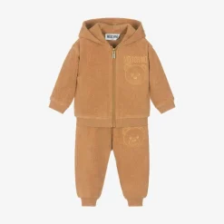 Brown Teddy Bear Fleece Tracksuit