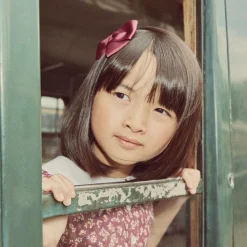 Burgundy Red Bow Hair Clip (12cm)