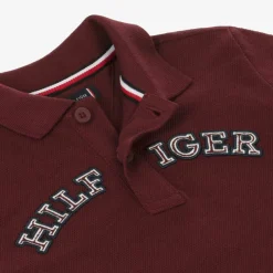 Burgundy Red Varsity Logo Polo Shirt