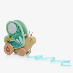 Butterfly Pull Along Wooden Toy (16cm)